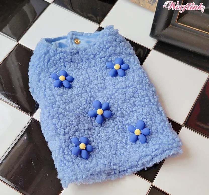 Wooflink Vivid Winter Coat in Blue