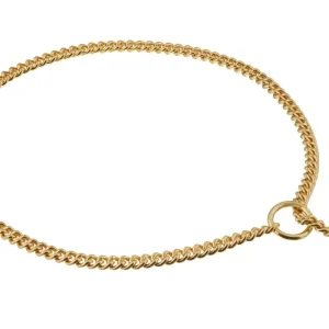 Slip Curve Show Chain Dog Collar (16 in x 1.4 mm)