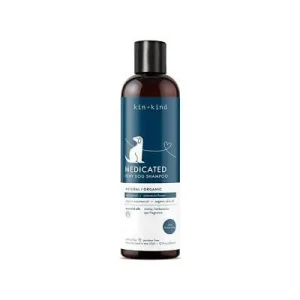 KIN + KIND Organic Skin and Coat Itchy Dog and Cat Shampoo - Rosemary and Peppermint - 12 oz Bottle
