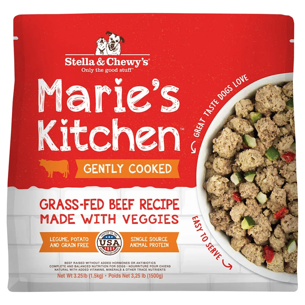 Stella & Chewy's Frozen Dog Food Marie's Kitchen Beef - 3.25 lbs