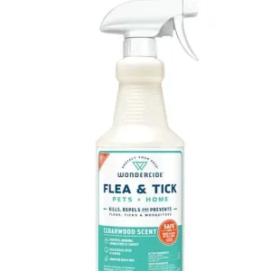 Wondercide Mosquito Flea and Tick Spray for Pets and Home - Cedarwood - 32 oz Bottle