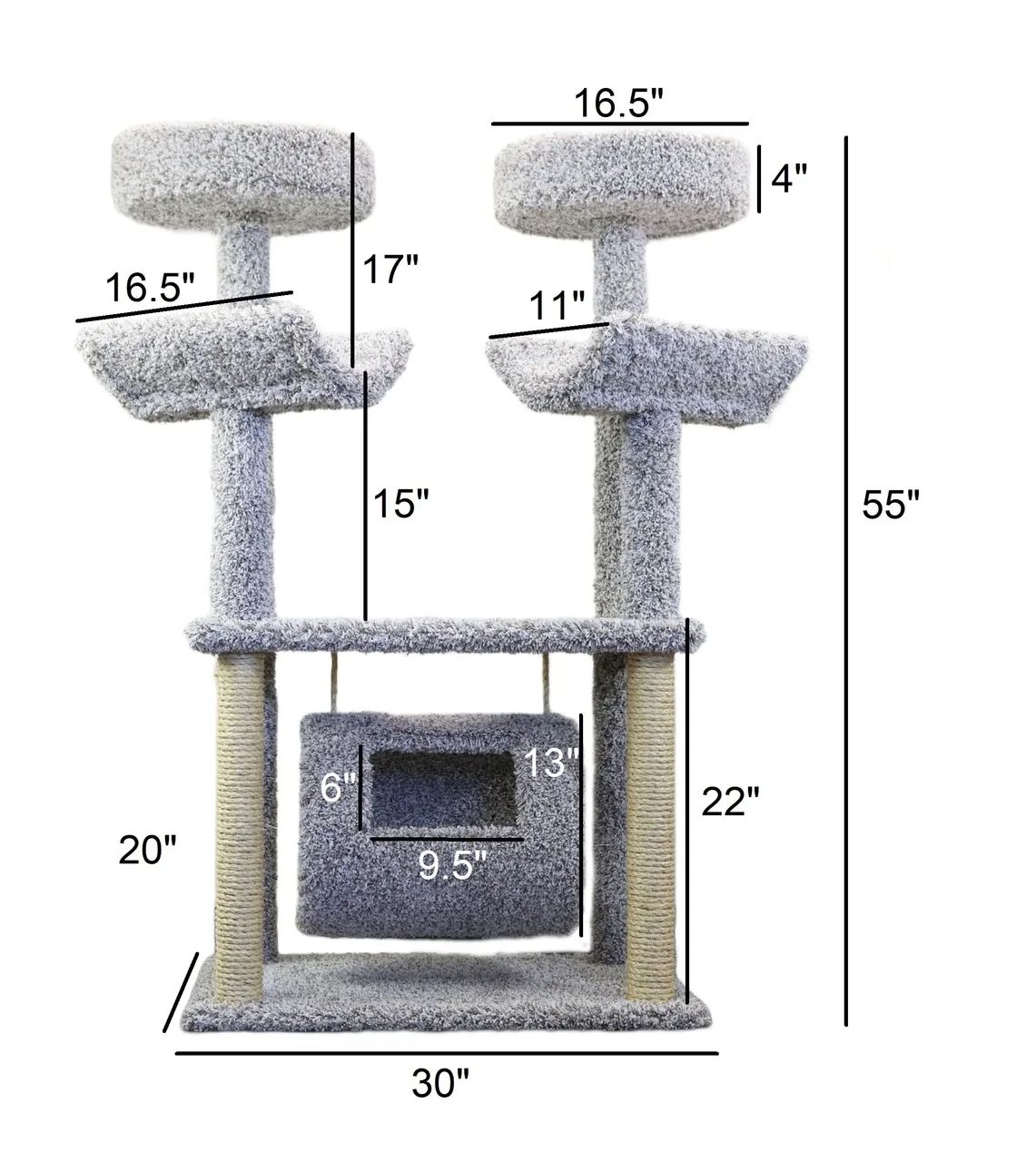 Prestige Cat Trees Cat Swing Tree - Image 2
