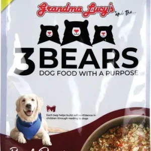 Grandma Lucy's 3 Bears Beef Dog Food Freeze-Dried Dog Food - 1 lb