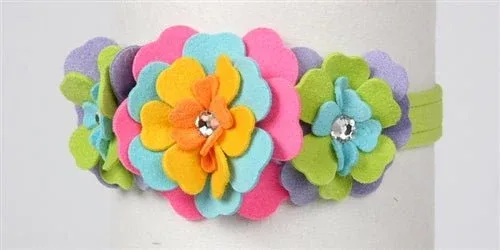 Susan Lanci Fantasy Flower Collection Collar- Kiwi - Image 2