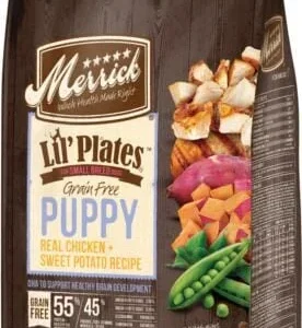 Merrick Lil' Plates Puppy Freeze-Dried Dog Food - Chicken & Sweet Potato