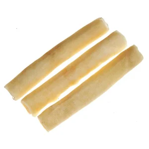 Tasman's Natural Pet 6" Medium Rolls Wild Boar Rawhide Dog Chews - Case of 48