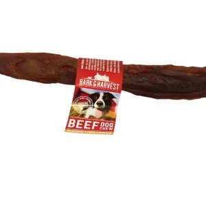 Bark + Harvest by Superior Farms 12" Beef Bladder Stick Dog Natural Chews - Case of 100