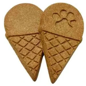 Wet Noses Treats Howlin' Goodies Carob Chip Ice Cream Cones BULK Crunchy Dog Treats - Case of 10 lb