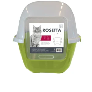 M Pets Rosetta Litter Box for Cats (Green)