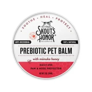 Skout's Honor Probiotic Wellness Paw Balm for Dogs and Cats - 2 oz Jar