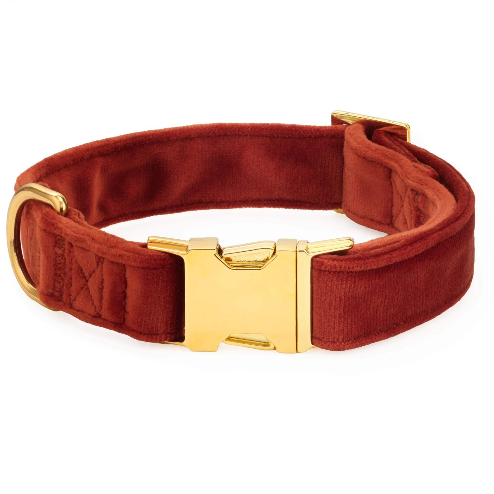 Nutmeg Velvet Dog Collar - Image 2