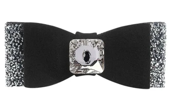 Susan Lanci Crystal Stellar Hair Bow in 2 Colors - Image 2