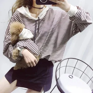 Pawsome Pet Black Stripe Matching Set - Pet & Owner Heart Print Terry Cardigan Sweater