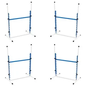 Clean Run Better Sporting Dogs Adjustable Agility Training Jumps - 4-Pack