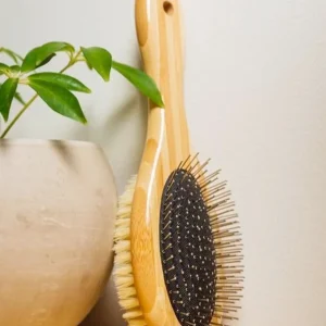 BAMBOO PET GROOMING BRUSH
