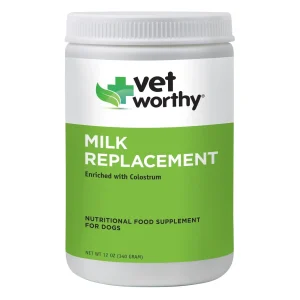 Vet Worthy Milk Replacement Powder Dog Dog Health Supplements - 12 oz Jar