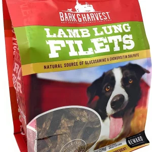 Bark + Harvest by Superior Farms Lamb Lung Filets Dog Natural Chews - 8oz Bag
