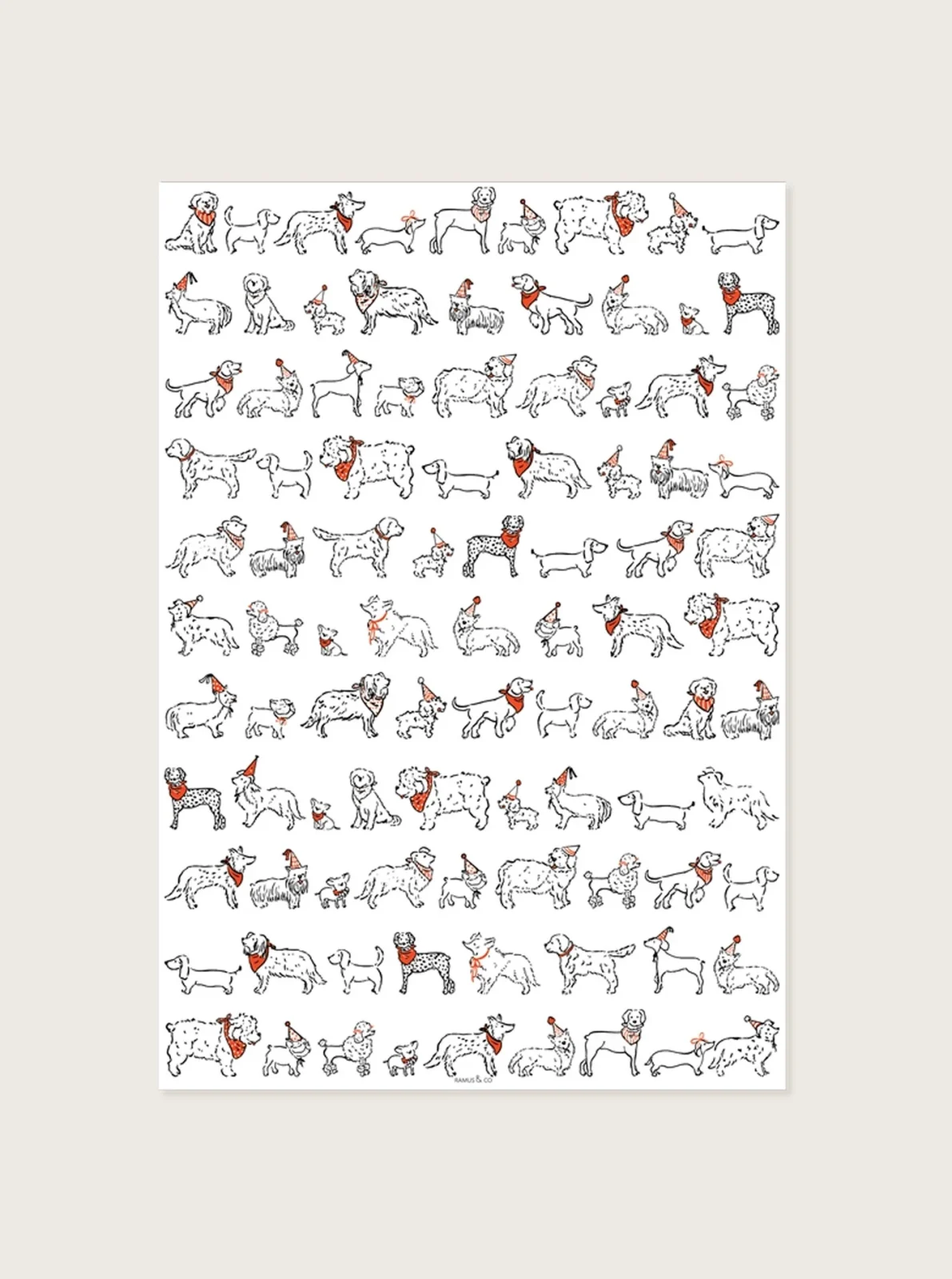 PARTY DOGS GIFT WRAP - Image 2