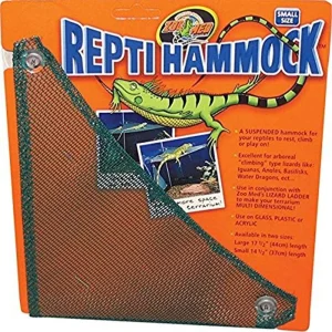 Zoo Med Laboratories Repti Hammock™ Soft Nylon Mesh for Reptiles - 14.2 Inch Small