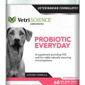 Vetriscience Labs Probiotic Everyday Canine Dog Supplements - 60 ct Jar