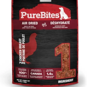 Purebites Chicken Jerky Freeze-Dried Dog Treats - 5.5 oz Bag