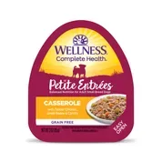 Wellness Small Breed Petite Entrees Casserole Tender Chicken, Green Beans & Carrots Grain Free Wet Dog Food