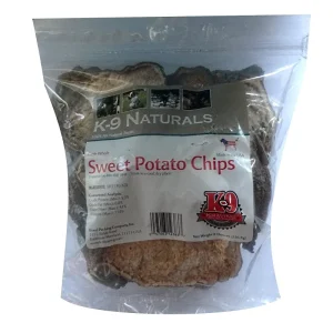 K-9 Kraving Treats Sweet Potato Chips Baked Dog Treats - 8 oz Bag