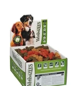 Whimzees Alligator Oral Health with Alfalfa Extract Natural Dental Dog Treats