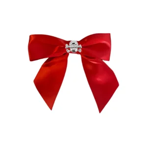 Bark Fifth Avenue Skull Studded Dog Hair Bow