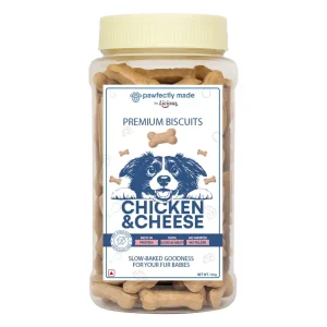 Pawfectly Made By Licious Chicken & Cheese Biscuits Dog Treats