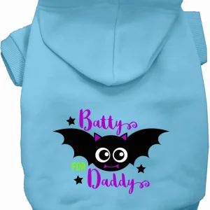Batty for Daddy Halloween Pet Hoodie