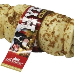 Bark + Harvest by Superior Farms Hydeout Beef Cheek Rolls Sm with Bully Sprinkles 5" - 6" Dog Natural Chews - Case of 50