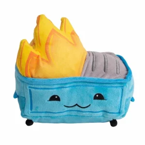 SnugArooz Baby Dumpster Fire Plush Dog Toy 3 in