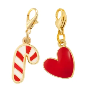 I Heart Christmas Collar Charm Set