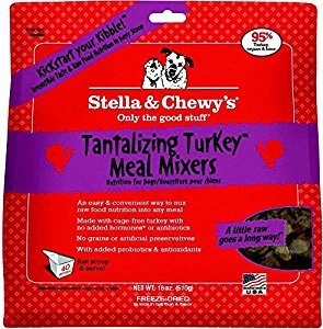 Stella & Chewy's Frozen Dog Food Dinner Patties Turkey - 3 lbs
