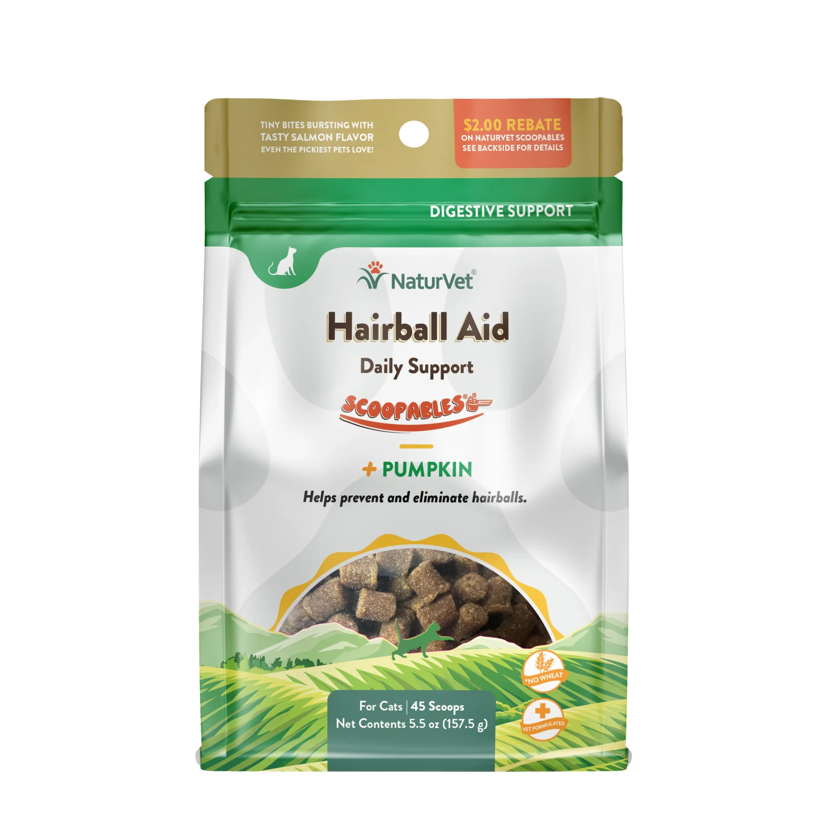 NaturVet Scoopables Hairball Aid for Cats 5.5 oz