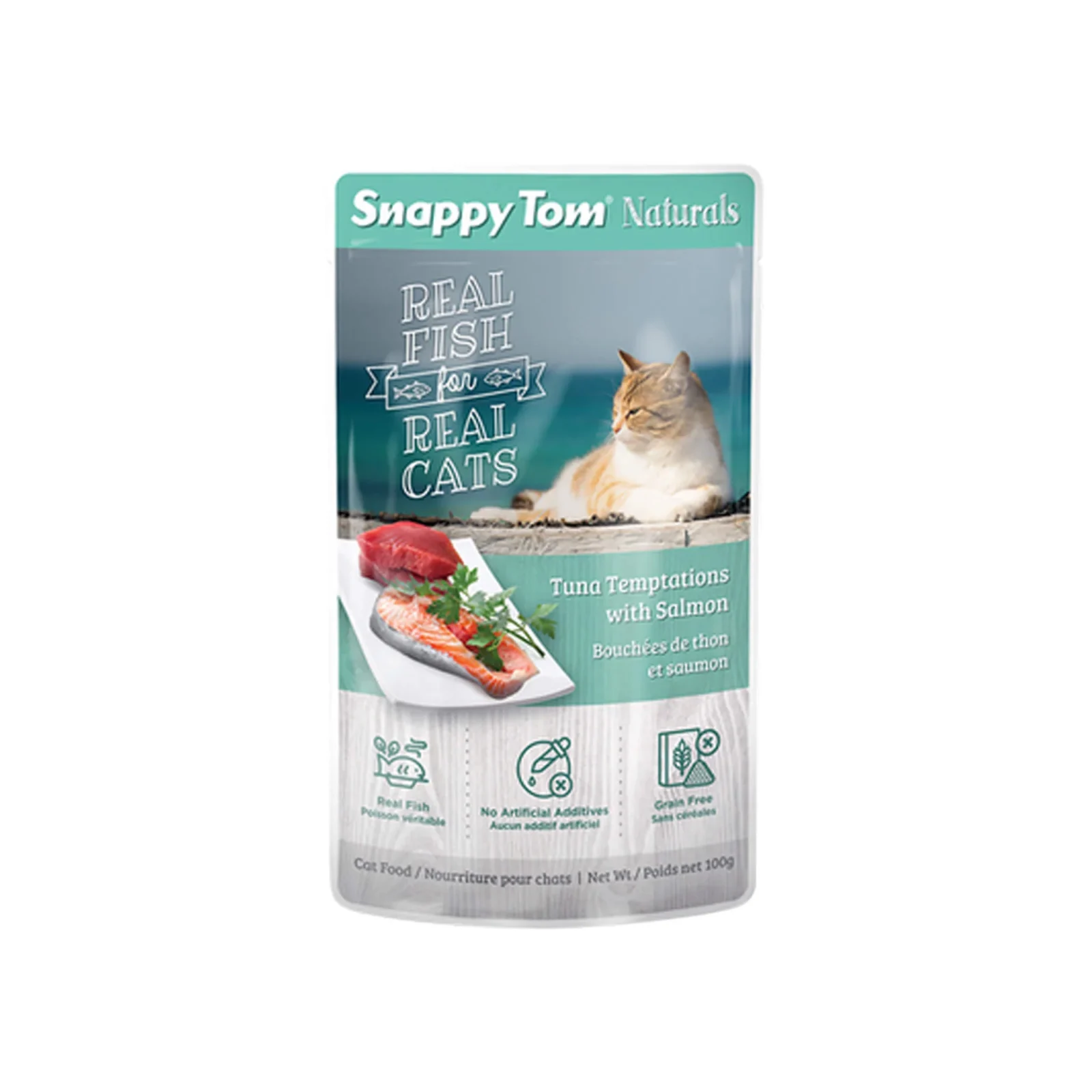 Snappy Tom Naturals Grain Free Wet Cat Food Stew Pouches - Image 2