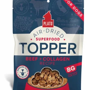 Plato Pet Treats Plato Dry Dog Food Topper Beef & Collagen Recipe, 5.5OZ