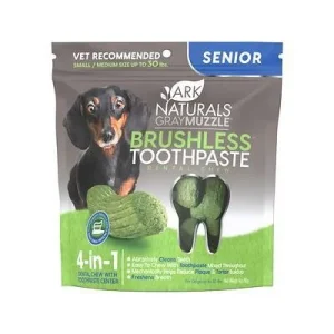 Ark Natural's Breathless Brushless Toothpaste Small/Medium Cat and Dog Dental Care - 4.1 oz Bag