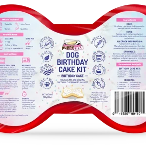 Puppy Cake Dog Birthday Cake Kit Birthday Cake Flavor with Pupfetti Sprinkles 10 oz
