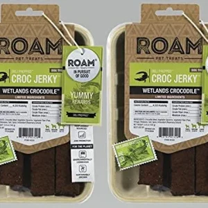 Roam Croc Jerky Dog Jerkey Treats - 5 oz Box