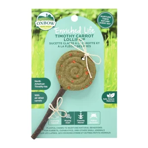 Oxbow Enriched Life Timothy Lollipop - Carrot - pack of 3