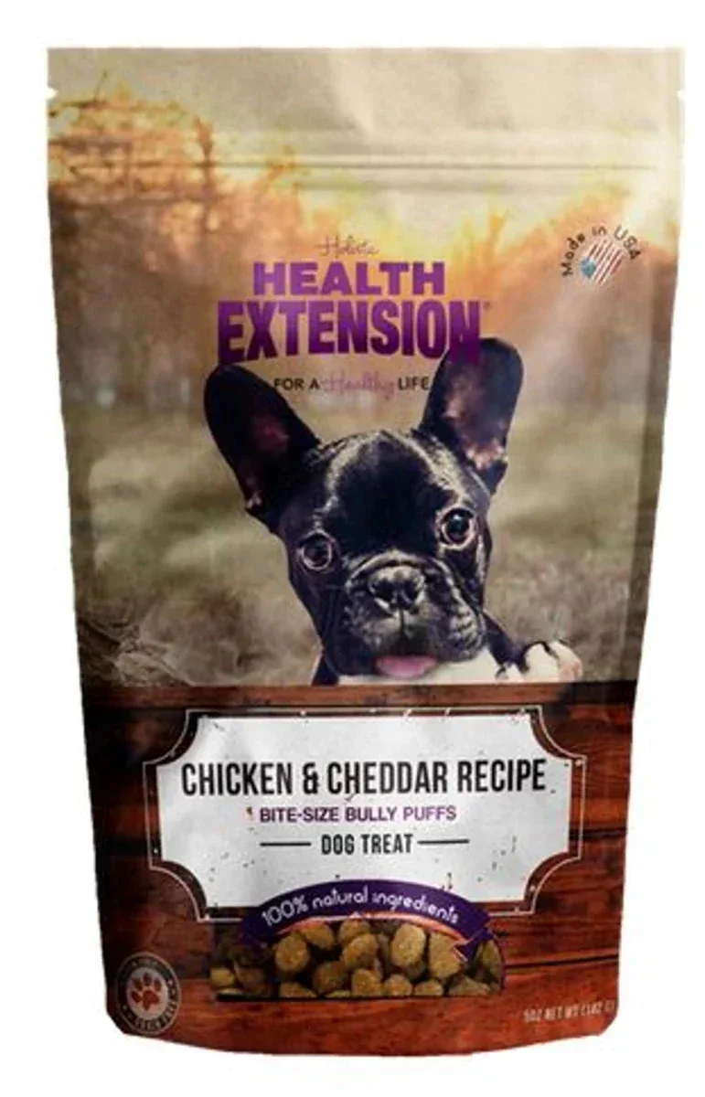 Health Extension Bully Puffs Dog Treats