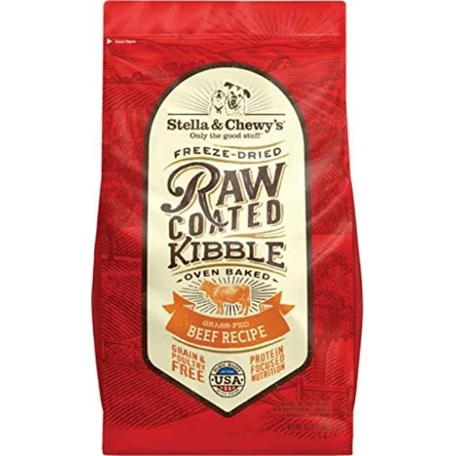 Stella & Chewy's Raw Coated Beef Dry Dog Food - 3.5 lbs