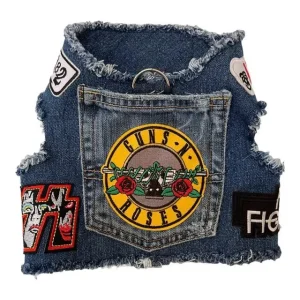Upcycled Denim Rocker Harness- G & ROSES