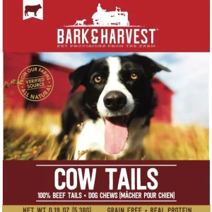 Bark + Harvest by Superior Farms Cow Tails Dog Natural Chews - 9 ct (5.38g) Bag