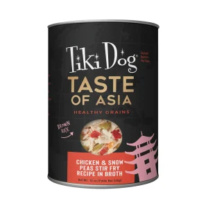 Tiki Dog Taste of the World Asian Stir Fry Canned Dog Food - 12 oz Can - Case of 8