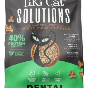 Tiki Cat Solutions Dental High-Protein Grain-Free Chicken with Parsley and Peppermint Dry Cat Food