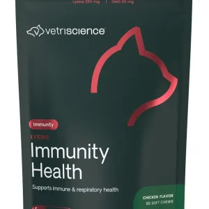 Vetriscience Labs Immune Support VetriLysine Plus Chewable Cat Supplements - 90 ct Pouch