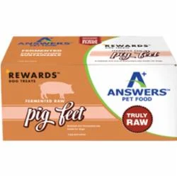 Answers Dog and Cat Frozen Pet Food Fermented Pig Feet - 4 Count